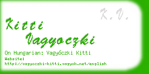 kitti vagyoczki business card